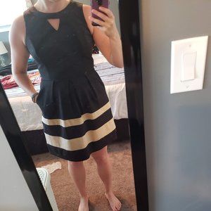 Black and Tan Dress
